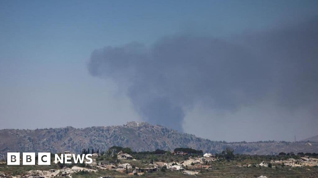 Israel launched fresh strikes on Lebanon, targeting the Nabatieh al-Fawqa area and Kfar Tebn...