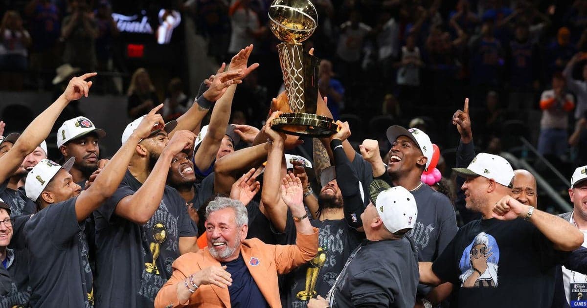 Brunson, the finals MVP, scored 45 points, including 13 straight in the fourth quarter to se...